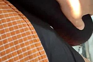 yo, harassing this curvy mature on lima streets, wild flash! 😈