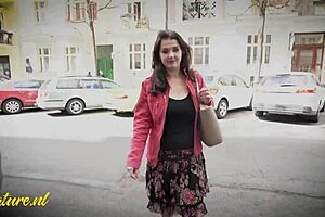 Busty Milf With Sprained Ankle Receives Help From Stranger In Voyeur Scene