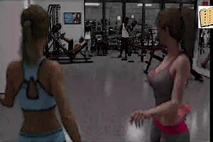 a wife and stepmother share family moments