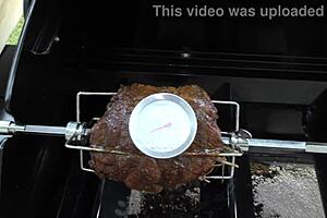 I saw my kiwi milf slut take a temperature probe in her ass after her master inspected the meat