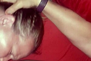 redhead milf riding on cock for creampie