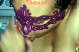 puta jerking and milking dick