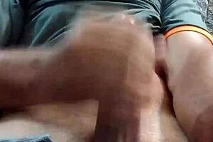 Solo boy masturbates.