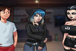 Whoa! Summertimesaga Peeping Naked Folks Through Binoculars E1 78