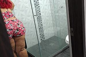 Watching my beautiful mother-in-law's big ass