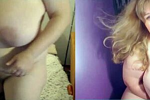 hey, bbw sister on video chat showing off her big fat ass?