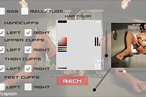 Exploring a 3D metal bondage game