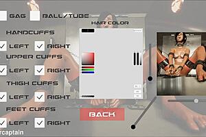 Exploring a 3D metal bondage game