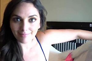 Vania Manzano in Sexy Pajamas HD, Showing Tits and Ass