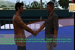 I can’t resist my blonde stepmom’s big assets in this game