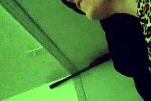 Teacher feels intense pleasure as student licks her cunt.