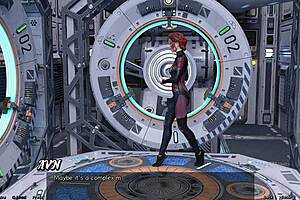 Holding hands with that Asian MILF in space.