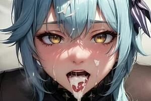 3D animated couple explores creative pussy play with ASMR sound effects