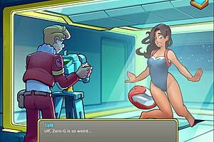 i'm playing space rescue code pink, testing holo-pictures of lune.