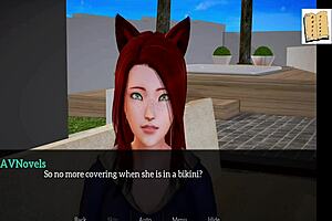 in my new family episode 238, the characters explore various scenarios at home with anime style