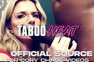 Cory chase and kat marie seduce stepsons in foursome.