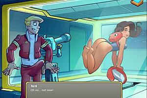 i'm playing space rescue code pink, testing holo-pictures of lune.