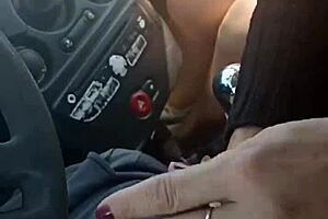 latina milf takes me shopping, ends up fucking in car