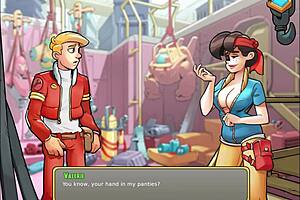 let's play space rescue code pink the trade with valerie anime cartoon outfit