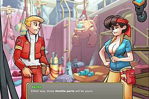 let's play space rescue code pink the trade with valerie anime cartoon outfit