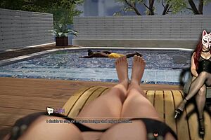 croft adventures ep 18 brings milf action in a bikini, outdoor anime thrills.