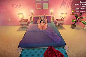 Rough Bondage Slut Gameplay in Neighbor’s Sexy Part 3.