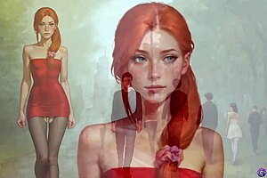 Redhead Wife Masters Rough Deepthroat in 3D Hentai Live