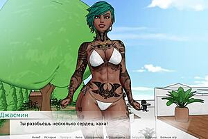 Yo, check out Divine Heel Part 4 gameplay with epic cumshots on anime tits! 🎮