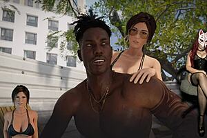 croft adventures ep 18 brings milf action in a bikini, outdoor anime thrills.