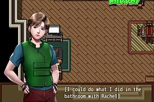 Watching hentai with busty milf