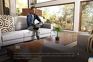 Two Beautiful Milfs Dominate With Huge Tits And Monster Cocks In Outfit Game