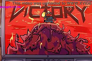 I watch this petite redhead get fucked doggystyle while playing videogames in 3D animation.