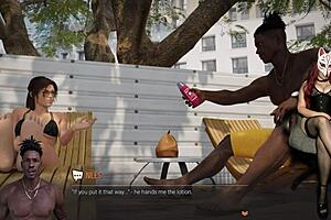 croft adventures ep 18 brings milf action in a bikini, outdoor anime thrills.