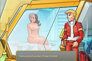 Fixing up the sauna with Code Pink in space rescue game