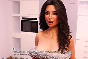 Christmas party turns wild with sexy teen in hot outfit