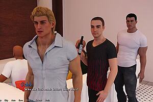 Christmas party turns wild with sexy teen in hot outfit