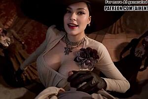 레지던트 이블 레이디 디미트레스코 코스프레 무삭제 헨타이 자위!