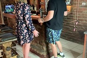 hot milf upskirt tease turns into a steamy neighbor fuck.