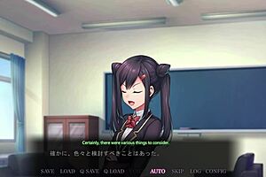 Japanese Anime Threesome With Secret Lessons