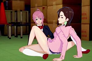 Momo and Aira explore another world in Dandadan