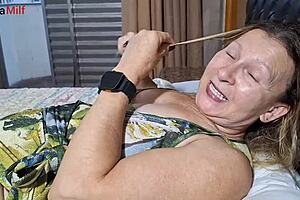 son-in-law fucks mother-in-law while wife works at carnival