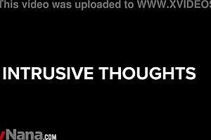 Intrusive Thoughts Caught on Anime Dildo Play! 😲