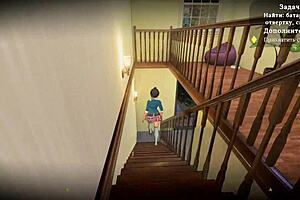 Rough Bondage Slut Gameplay in Neighbor’s Sexy Part 3.