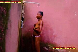 Ebony milf uses dildo for self-pleasure part 2