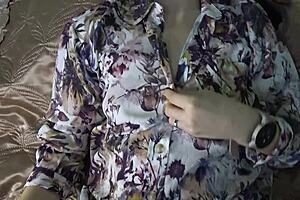 Amateur MILF in Christmas Dresses Enjoys POV Missionary and Cowgirl Sex