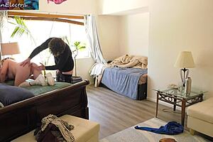 Bisexual Waitress Records Porn Video On New Year's