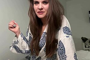 wanna see stepson catch stepmom with milky boobs in bedroom?