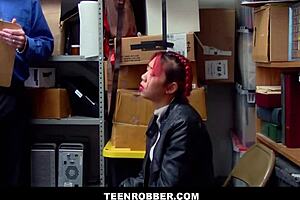 Asian Teen Shoplifter Stepdaughter Rescued By Petite MILF Stepmom Christy Love And Kimberly Chi