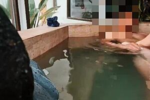 Wife comforts husband’s friend in intimate homemade moment