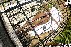 Can this blonde bitch handle a rough anal gaping with a monster cock?